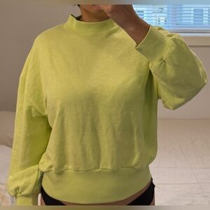 Alternative Light Green Crewneck Top